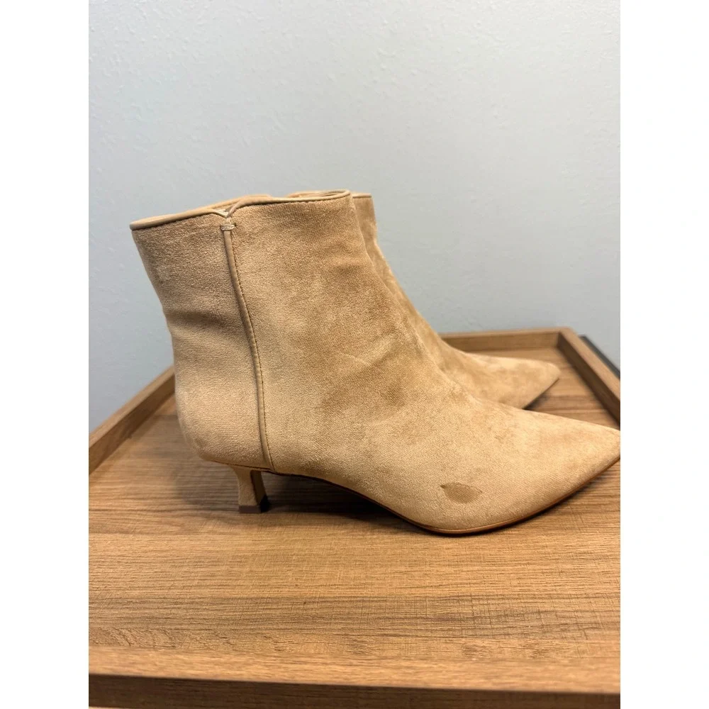J.Crew Pointy-toe boots Tan Size 6‎